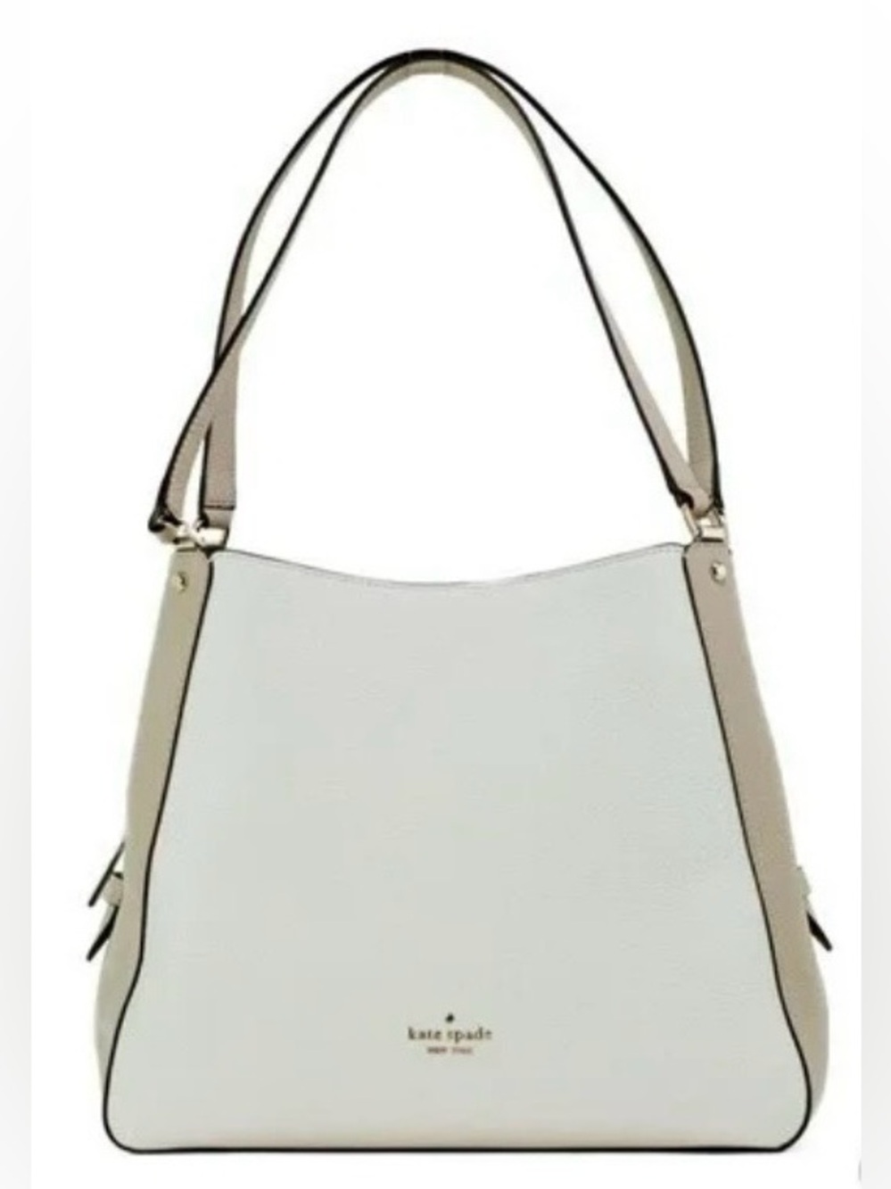 Kate Spade Leila Medium Triple Compartment Shoulder Bag Pebbled Leather
